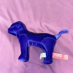 VS PINK dog velvet blue